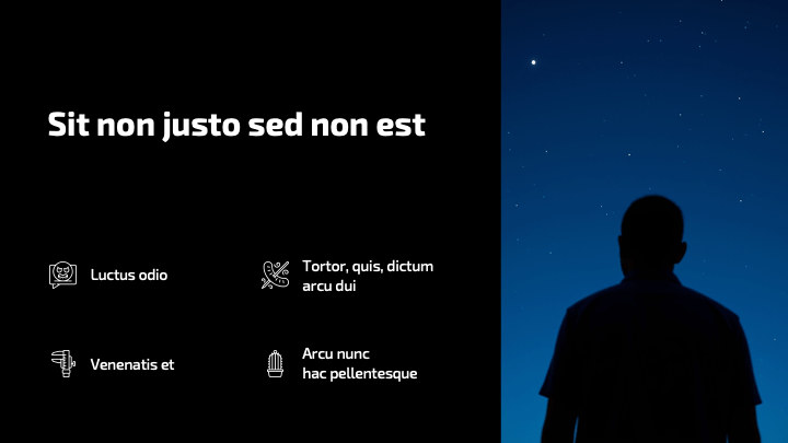 Simple Black with Color slide 3